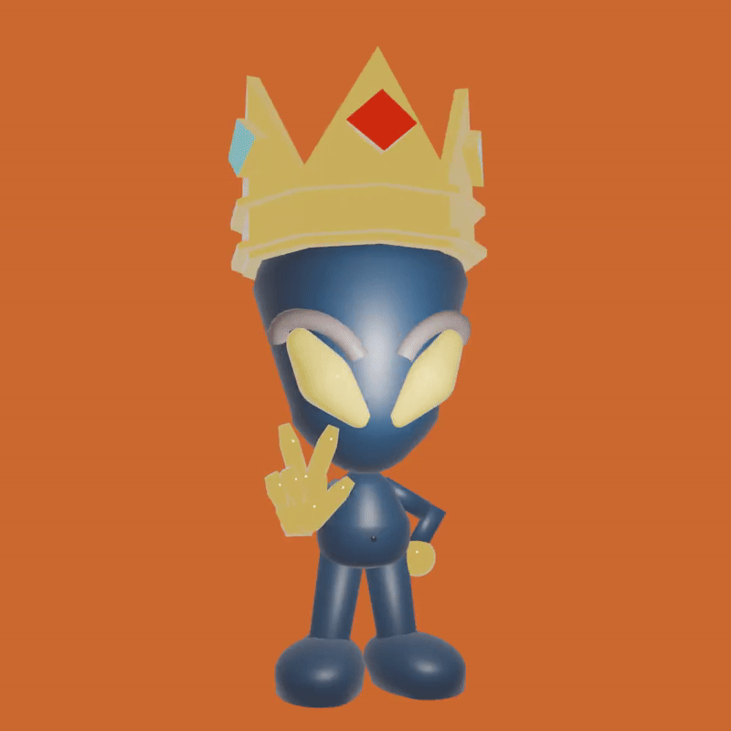 Crown Alien GIF